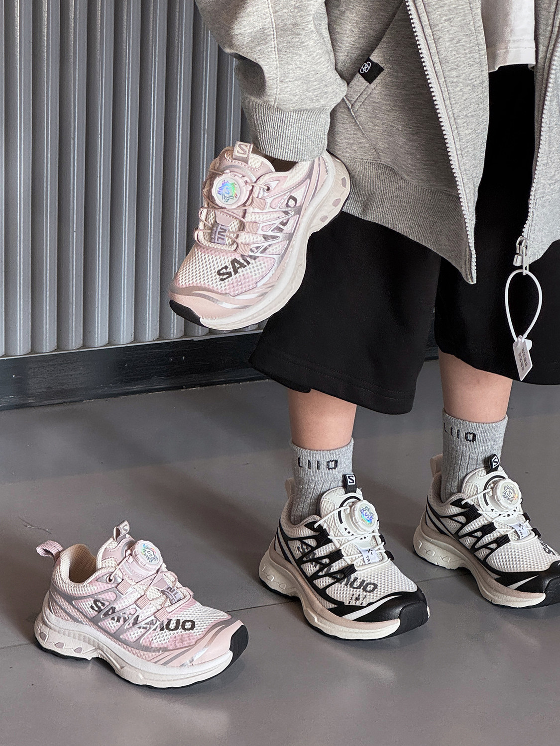 布丁哈鲁夏装童装女童洋派鞋子2026春季新款透气休闲百搭运动鞋主图