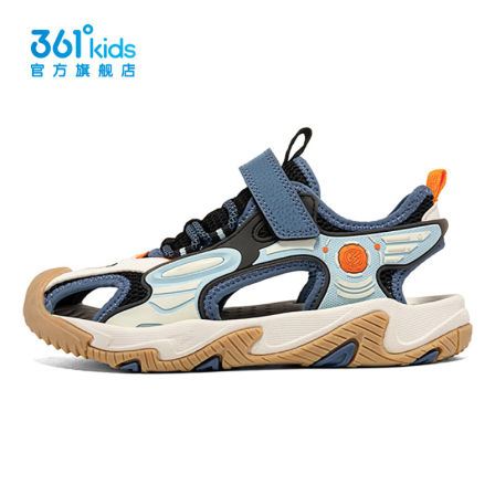 361儿童运动鞋男童包头凉鞋2026夏季新款男孩镂空防滑透气沙滩鞋