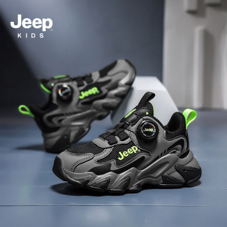 jeep童鞋男童运动鞋2026新款春夏儿童鞋子网面透气跑步女童休闲鞋