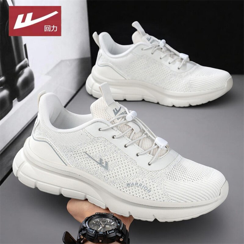 回力男鞋夏季透气网面跑步鞋超轻减震厚底休闲运动鞋小白老爹潮鞋主图