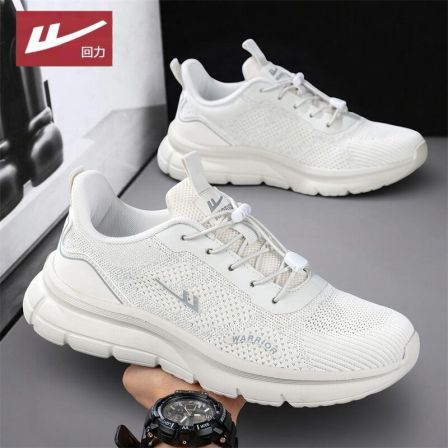 回力男鞋夏季透气网面跑步鞋超轻减震厚底休闲运动鞋小白老爹潮鞋