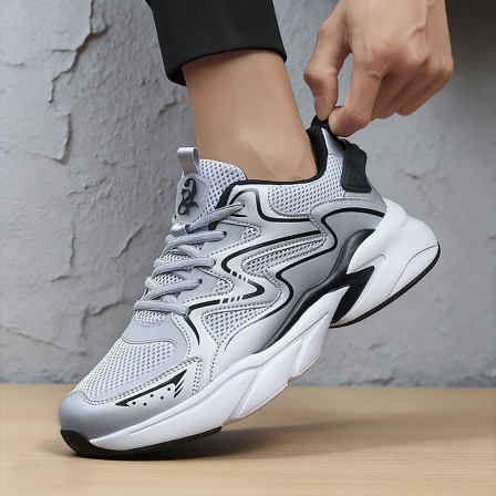 夏季男鞋大尺码48网面透气47男生运动鞋46耐磨防滑初中生防臭老爹鞋