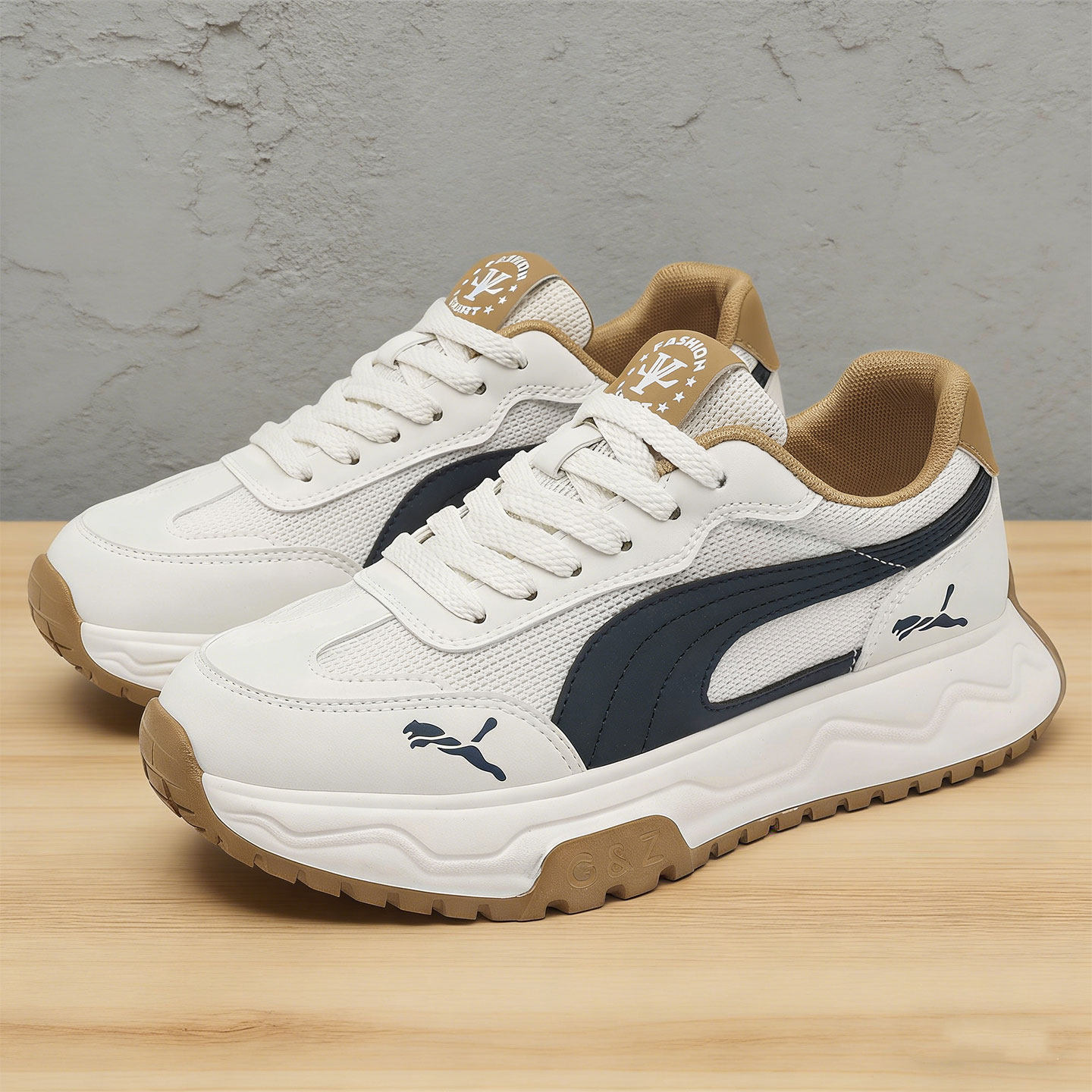 2026新款男鞋夏透气增高厚底鞋高级感运动百搭男士软底阿甘老爹鞋主图