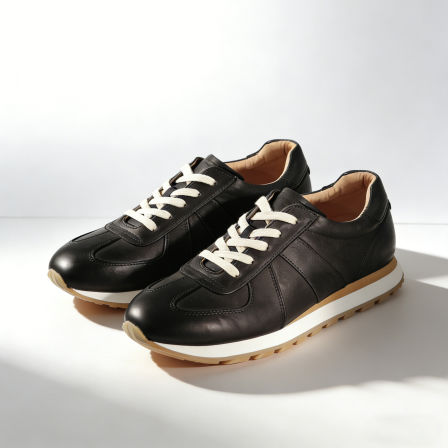 TBOF【城市户外】马皮系带运动休闲慢跑鞋复古厚底百搭德训阿甘鞋