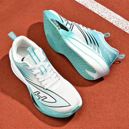 夏季男鞋减震防滑气垫跑步鞋男初中生软底踩屎感透气网面运动鞋子