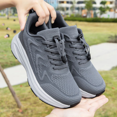 张凯丽老人鞋男2026新款夏季网面透气爸爸鞋中老年舒适休闲运动鞋