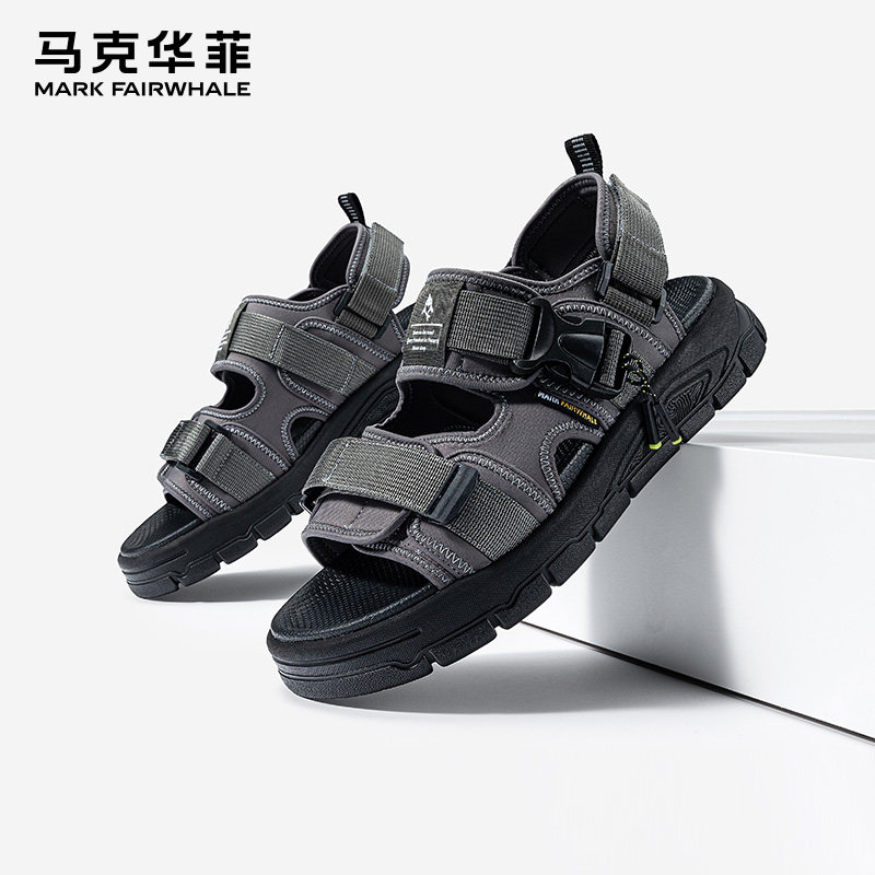 马克华菲夏季男士凉鞋2026新款防滑户外穿溯溪鞋开车凉拖鞋男主图
