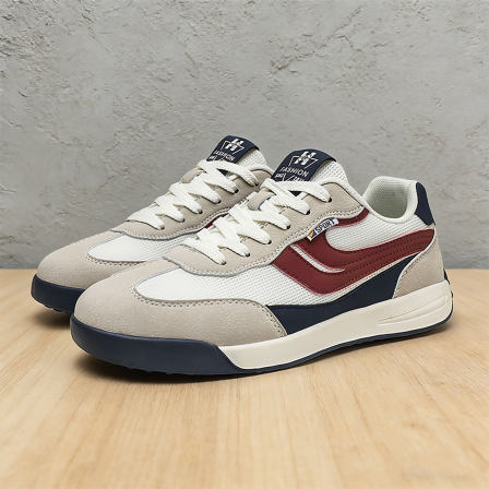 夏季鞋子2026新款男士休闲鞋日常百搭青少年透气轻便平底阿甘板鞋