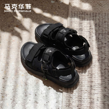 马克华菲凉鞋男士2026夏季新款外穿开车透气凉拖鞋防滑软底沙滩鞋