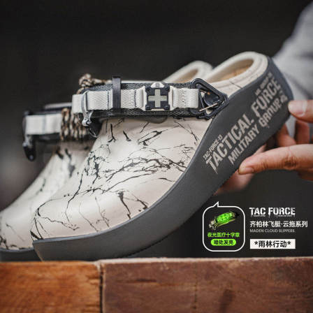 马登洞洞鞋男款2026春季新款户外包头半托两穿凉拖鞋勃肯厨师鞋子