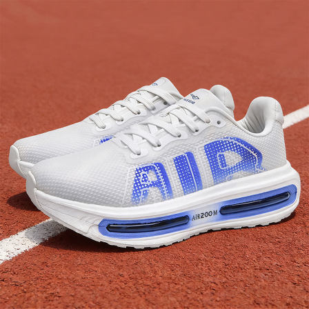 青少年鞋子男潮鞋专业减震全掌气垫运动鞋增高厚底男生踩屎感跑鞋