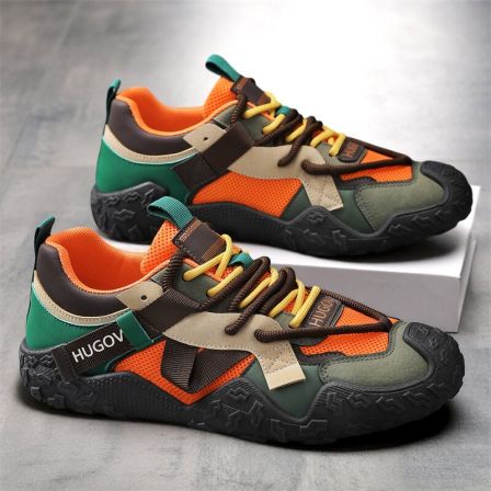 男鞋2026新款夏季透气网面运动休闲男士上班工作防滑耐磨劳保潮鞋