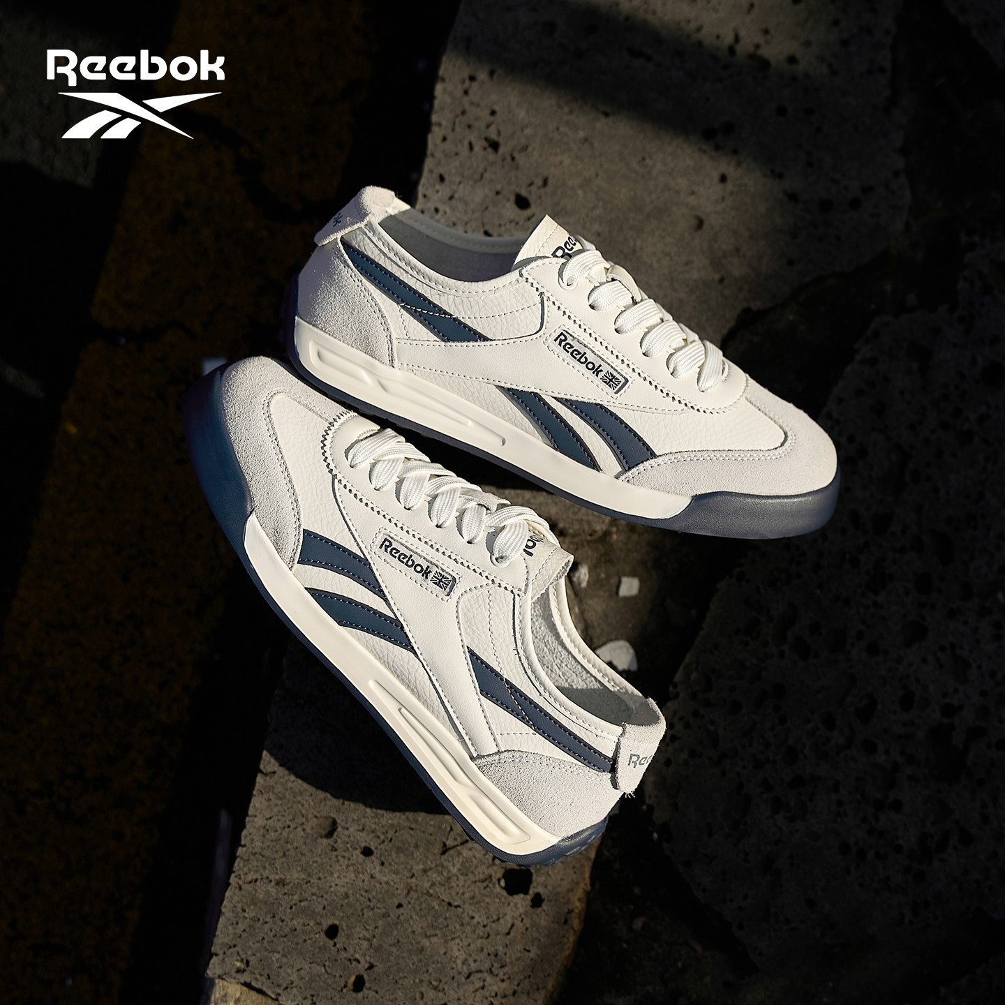 Reebok锐步官方鞋子男款2026新款百搭休闲板鞋运动软底阿甘德训鞋主图