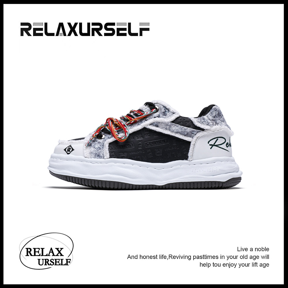 RELAXURSELF厚底增高男鞋2026新款今年流行爆款情侣鞋休闲板鞋潮主图