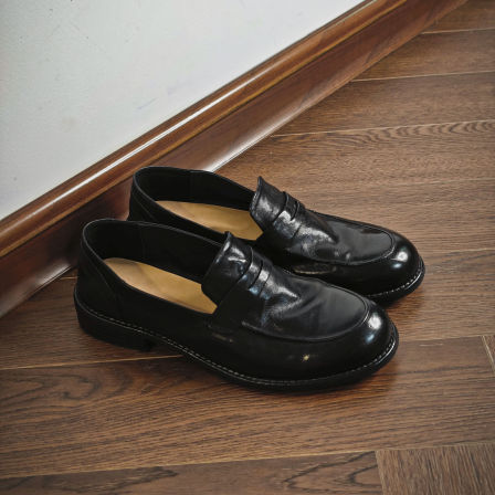 TBOF【职场生活两不误】柔软舒适通勤百搭乐福鞋 轻量化 马皮皮鞋