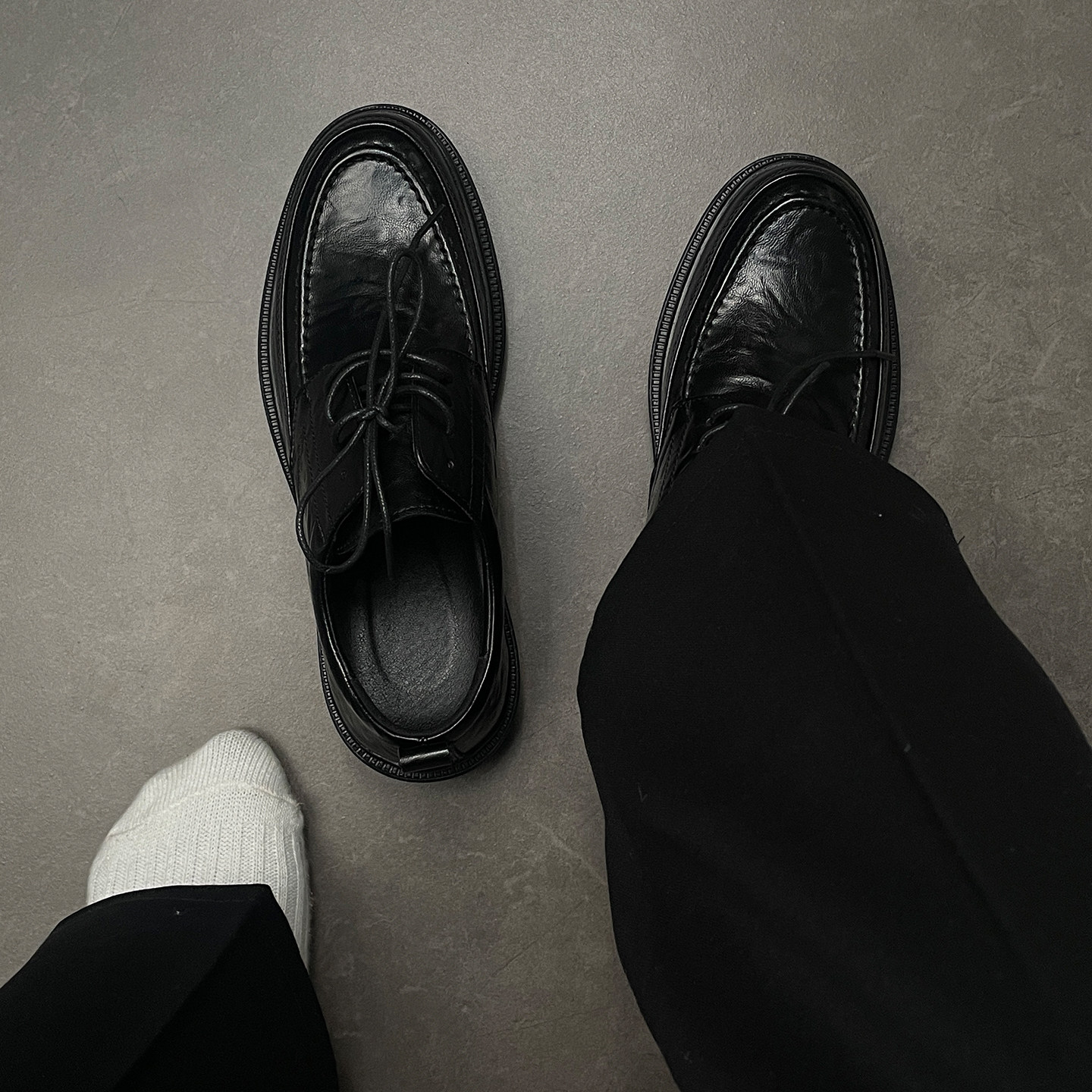 皮鞋男款商务正装厚底增高上班休闲正装鞋新郎结婚鞋痞帅德比鞋子主图