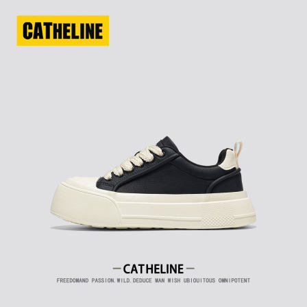 [潮酷单品]美国CAT.HELINE厚底板鞋男款2026夏季百搭经典休闲男鞋