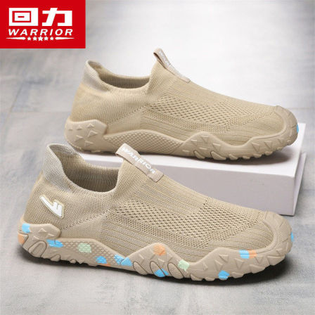 回力男鞋2026夏季新款一脚蹬男士鞋子网面透气轻便软底运动休闲鞋