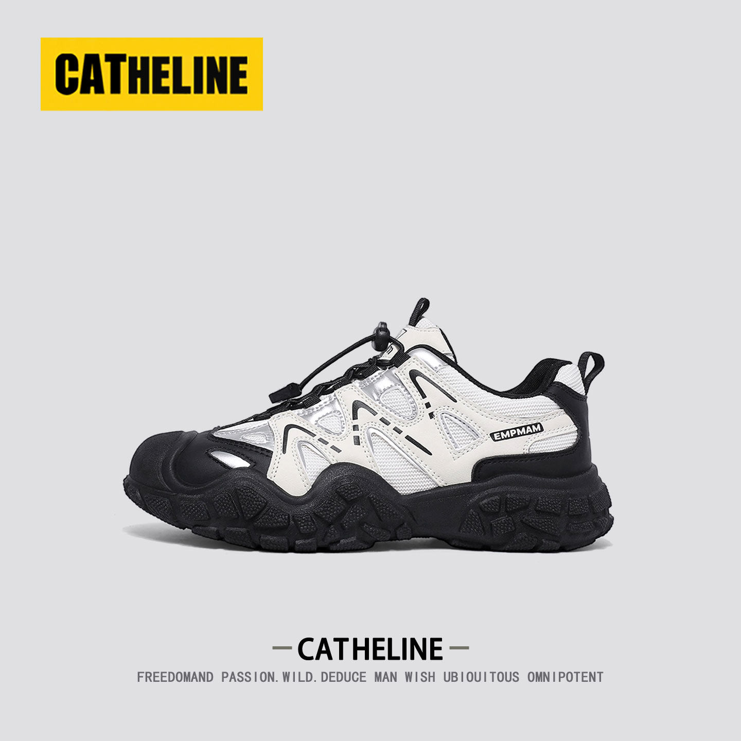 [户外潮酷]美国CAT.HELINE男鞋新款夏季透气运动鞋男丑萌登山鞋女主图