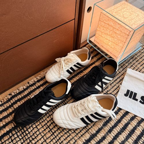 BAO/宝小姐2026春季头层牛皮百搭平底设计感韩版系带保龄球德训鞋主图