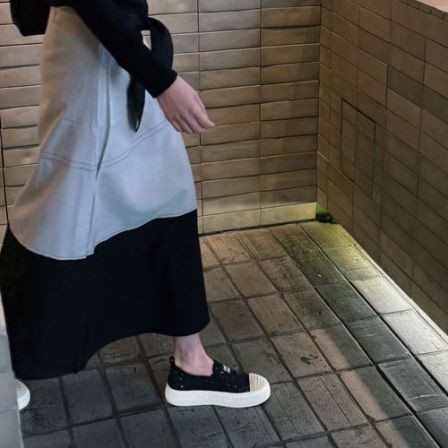 小发喵「蕾丝编织渔夫鞋｜通透慵懒潮酷厚底透气一脚蹬」777