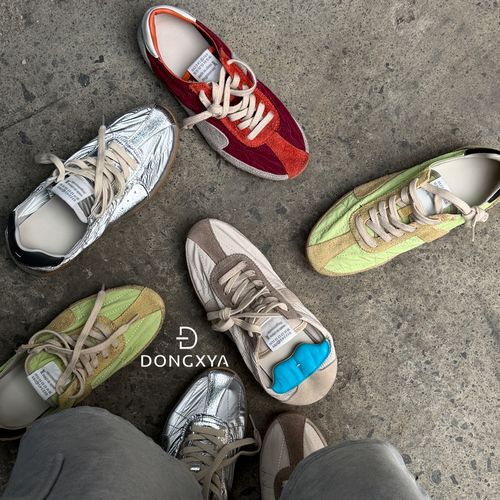 DONGXYA｜缤纷软糖拼色时尚休闲鞋｜百搭运动软底舒适复古潮流擦色主图