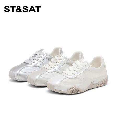 St&Sat/星期六欧若风百搭透气休闲鞋2026新款气质平底运动鞋女