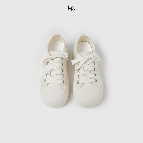 ME【冰沙厚底小白鞋】奢牌同厂网格少女感透气百搭时尚鞋子MEHS1296主图