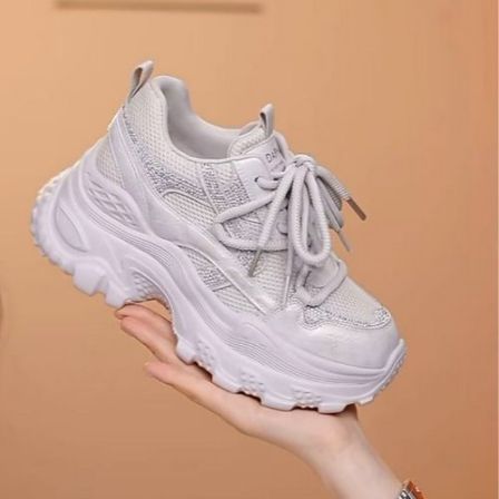 达芙妮2026春季新款厚底系带时尚老爹鞋女高颜值增高休闲鞋女鞋LL