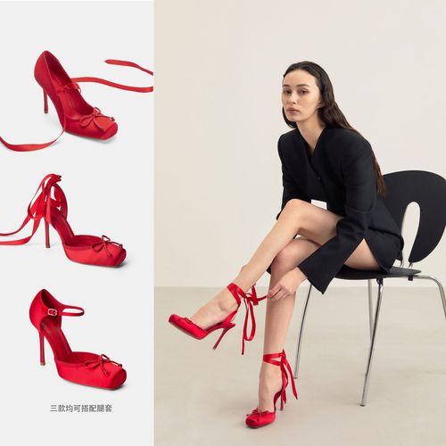 Cihi 芭蕾红底 极致开模超细跟 先锋秀场版4款系列·私享美学附件主图