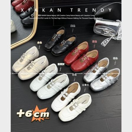 夏侃XIAKAN-26ss“流光溢彩”6cm内增高夏季法式百搭女时尚休闲鞋