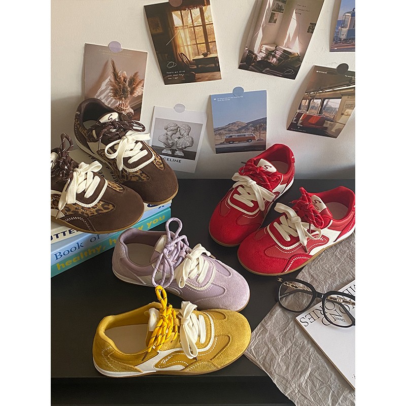 FCS增高2cm复古百搭女休闲德训鞋J-991主图