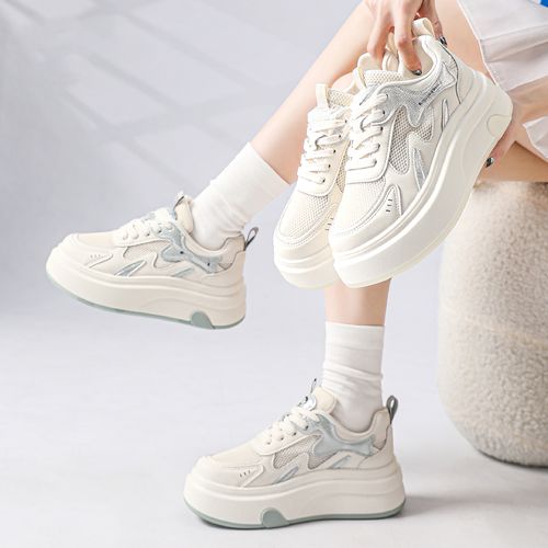 【运费补贴】简约时尚百搭潮流系带休闲鞋 2112E 04主图