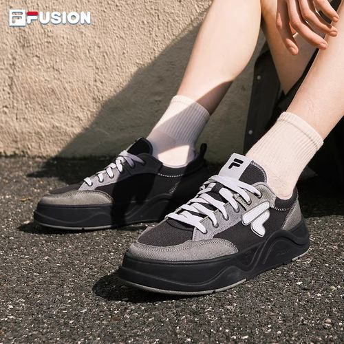 【5050 DX二代】斐乐潮牌男女滑板鞋2026春新款轻便厚底透气运动鞋主图