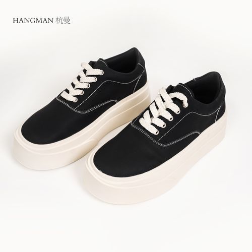 轻便百搭小众简约高帮鞋男士增高男女同款时尚休闲板鞋6328主图