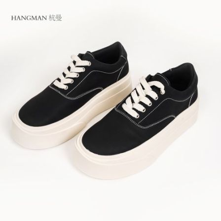 轻便百搭小众简约高帮鞋男士增高男女同款时尚休闲板鞋6328