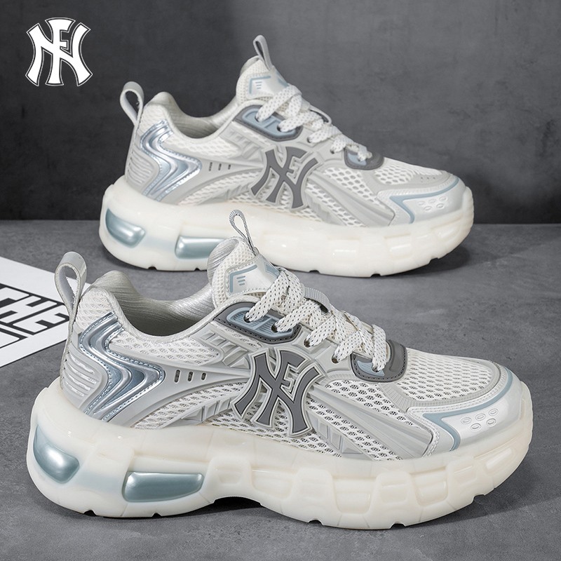 FN网面男鞋2026春夏爆款厚底增高5cm老爹鞋百搭休闲鞋户外运动鞋主图