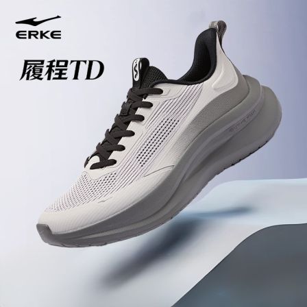 履程TD丨鸿星尔克男鞋2026年春夏新款时尚百搭休闲鞋增高运动鞋