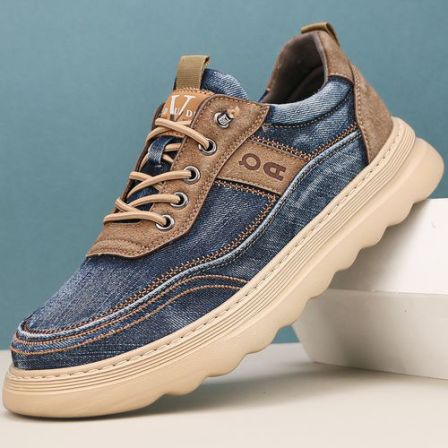 2026新款男鞋超轻透气水洗布鞋耐磨防滑软底鞋舒适潮流百搭爸爸鞋