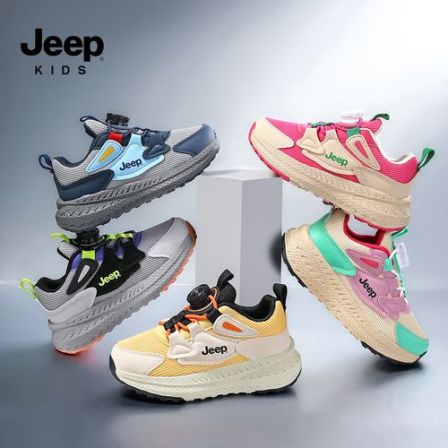 【足弓支撑】Jeep童鞋春季儿童网面休闲鞋户外耐磨运动鞋 GL70092
