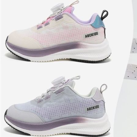 【小菲特专属】儿童运动鞋旋转纽扣网面透气男女轻便跑步鞋61039ZA