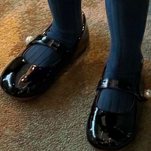 大金定制童鞋夏季高定珍珠公主鞋软底小皮鞋主图