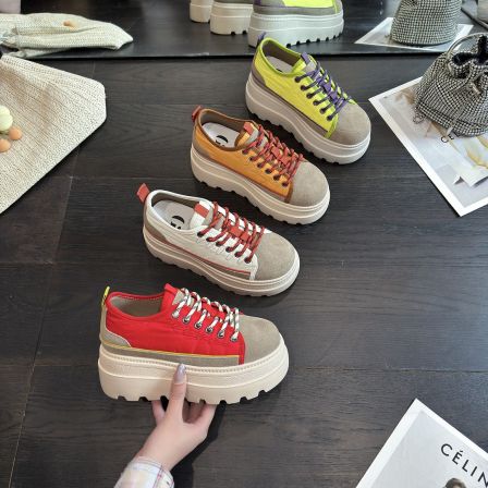 IG/IGC增高8CM2026夏季新款爆款百搭潮流缤纷色休闲风女鞋60761