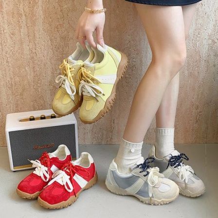 阿甘德训鞋2026新款时尚百搭运动休闲鞋XX 25323 跟高6.5cm