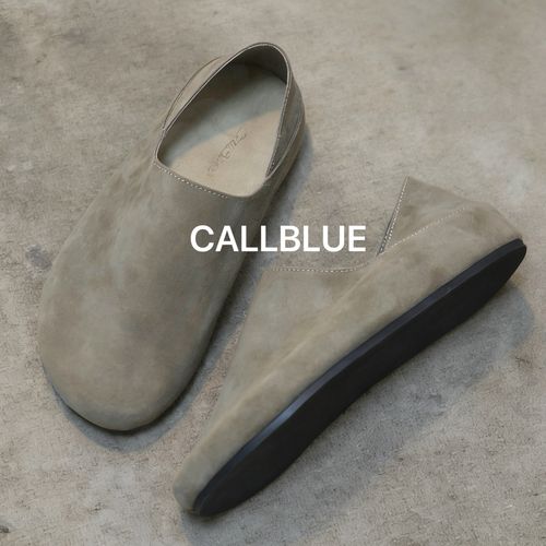 CALLBLUE『穆勒拖鞋』牛绒足弓支撑勃肯发泡透气耐磨包头半托拖鞋主图