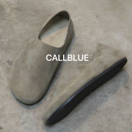 CALLBLUE『穆勒拖鞋』牛绒足弓支撑勃肯发泡透气耐磨包头半托拖鞋