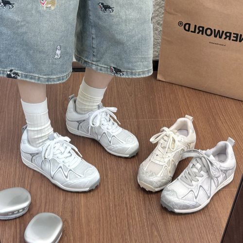 Hotwind/热风2026年春夏网面透气新款时尚百搭增高休闲风女鞋主图