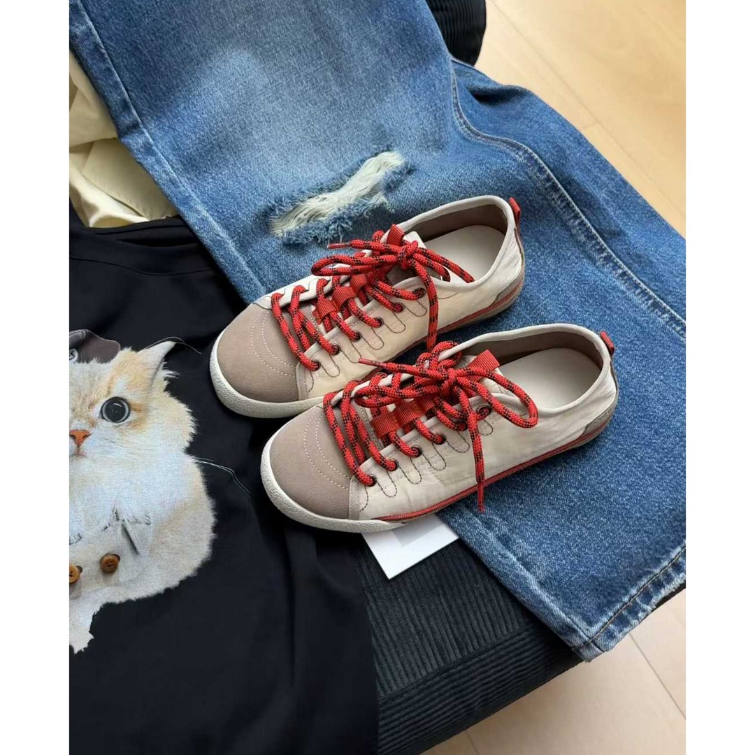 TY7【软底帆布鞋】鞋底爆软！人手一双百搭显脚小甜系帆布鞋（2厘米）主图