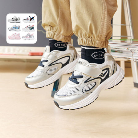 Dr.Kong江博士童鞋轻便运动2026春魔术贴透气男女儿童幼儿学步鞋