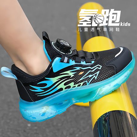 李宇新男童凉鞋2026新款夏季单网鞋镂空透气儿童运动鞋中大童鞋子